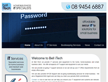 Tablet Screenshot of bellitech.com.au